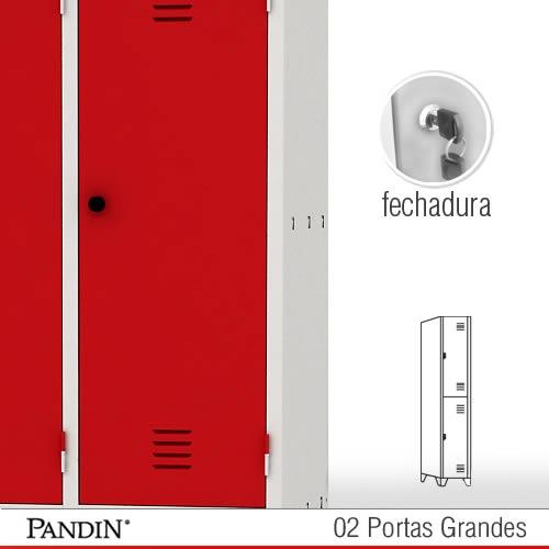 Roupeiro de Aço 2 portas GFD26CP - FOTO 1