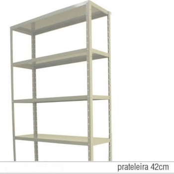 Estante com 8 prateleiras 42cm 2620SS Foto Estante com 8 prateleiras 42cm 2620SS