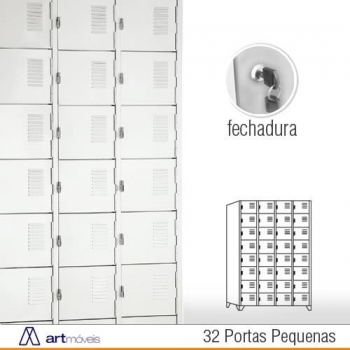 Roupeiro de aço 32 portas FM26C