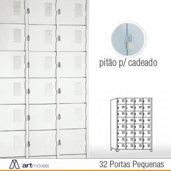 Foto Roupeiro de aço 32 portas PM24C