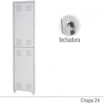Roupeiro de aço 2 portas FM24I