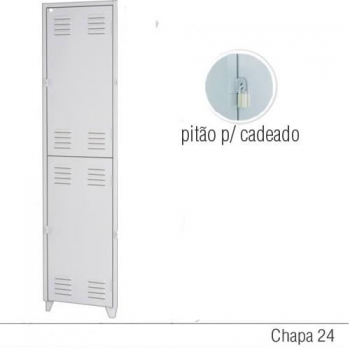 Roupeiro de Aço 2 portas PM24I
