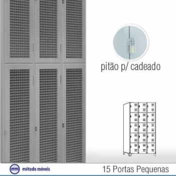 Roupeiro de aço 15 portas PM26T