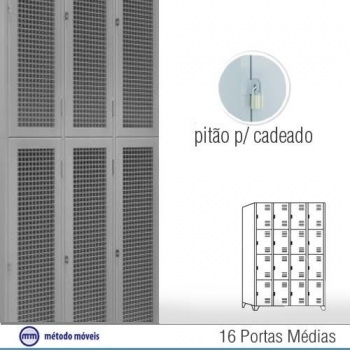 Roupeiro de aço 16 portas MPM26T