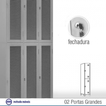 Roupeiro de aço 2 portas GFM22T