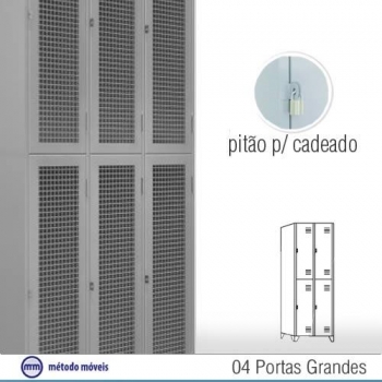 Roupeiro de aço 4 portas GPM26T