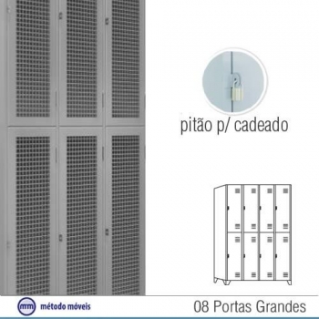 Roupeiro de aço 8 portas GPM26T