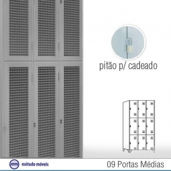 Roupeiro de aço 9 portas MPM26T