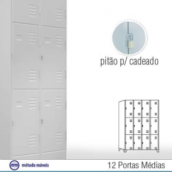 Roupeiro de aço 12 portas MPM22C3COL