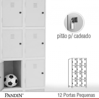 Orçamento: Roupeiro de aço Pandin 12 portas PPD26C