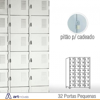 Roupeiro de aço 32 portas PP26C