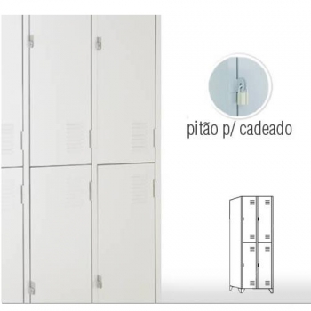 Roupeiro de aço 4 portas GPM22C