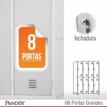 Roupeiro de Aço 8 portas GPD26CP