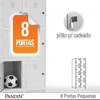 Roupeiro de aço 8 portas PPD26C